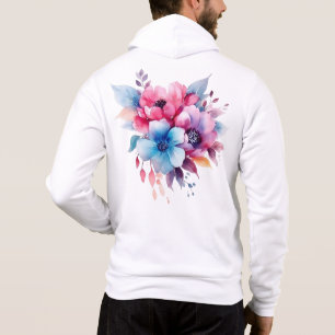 Akvarell Blommor Blommig Design T Shirt