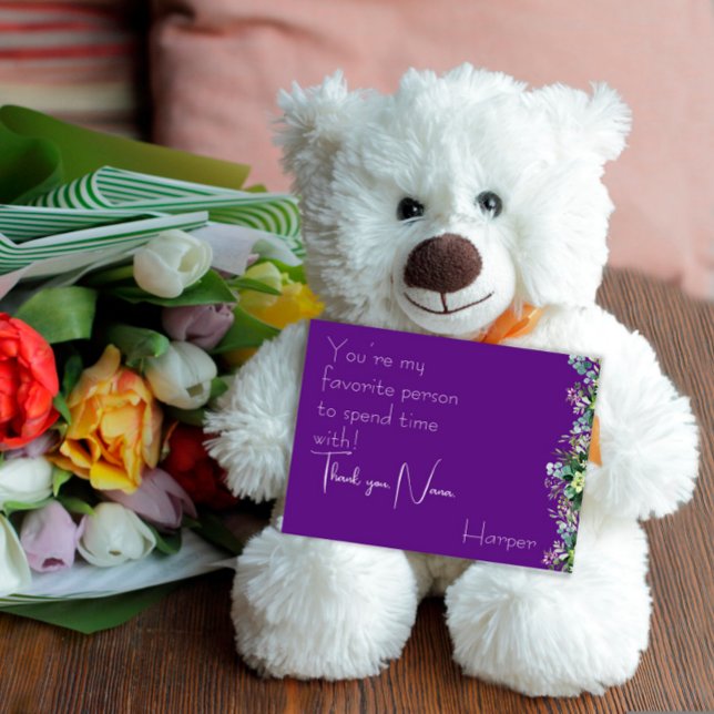 Akvarell blommor Mormor Mors dag Helg Vykort (Skapare uppladdad)