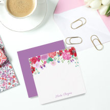 Akvarell Blommor Peonior & Hortensior Personlig