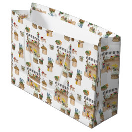 Akvarell Blomsterstånd för Bondens Marknad