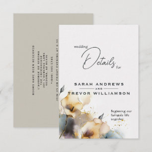 Akvarell Boho Calla Lily Blommig Tilläggskort