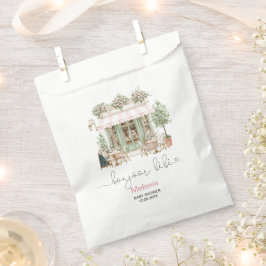    Akvarell bonjoor bebe  baby shower Pappersfat