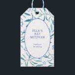 Akvarell Botanisk Davidstjärna Bar/Bat Mitzvah Presentetikett<br><div class="desc">Perfekt presentetikett för partygåvor vid en bat mitzvah, bar mitzvah eller annan judisk fest! Handgjord akvarellkonst på både framsida och baksida! HELT ANPASSNINGSBAR! Klicka på ” Anpassa” ovan för att redigera texten. Klicka på "redigera med designverktyg" för att justera typsnitt, färger och placeringar och för att ta bort baksidans design...</div>
