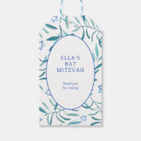 Akvarell Botanisk Davidstjärna Bar/Bat Mitzvah