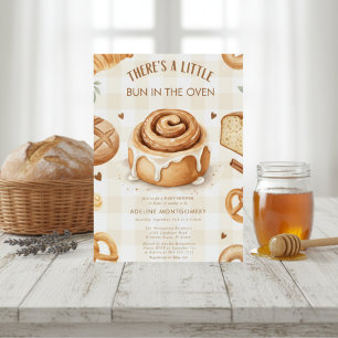 akvarell Bröd i Ugnen Bakery Barnkalas Inbjudningar