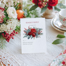 Akvarell Burgundy & Blush Rosor