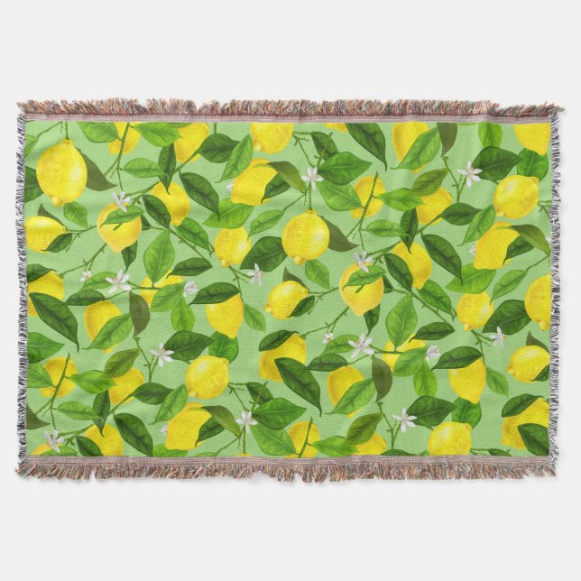 Akvarell Citron 3 Filt (Framsidan)