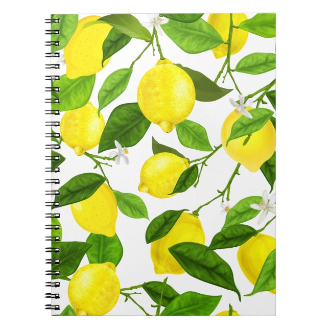 Akvarell Citron Anteckningsbok (Framsidan)
