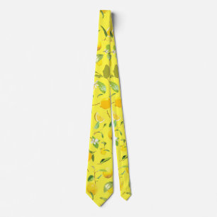 Akvarell Citron & blad 4 Slips