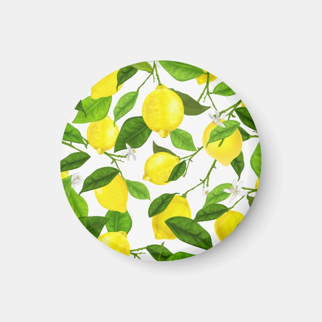 Akvarell Citron Magnet (Framsidan)