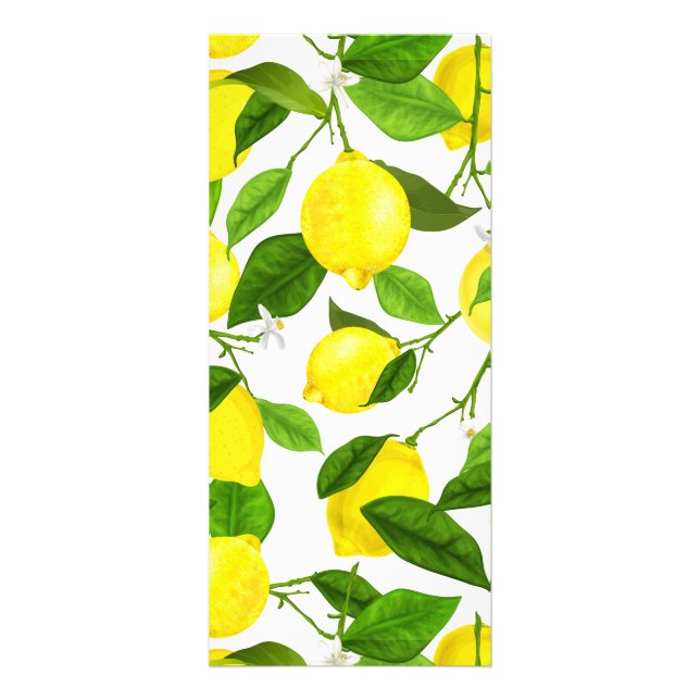 Akvarell Citron Reklamkort (Framsidan)