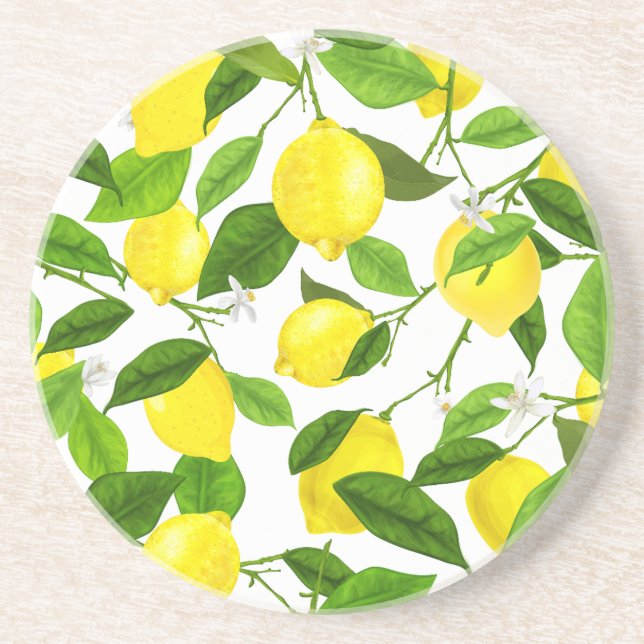 Akvarell Citron Underlägg (Framsidan)