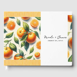 Akvarell Citrus Apelsinblad  Gästböcker