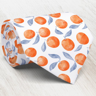 Akvarell Citrus Apelsiner Medelhavet Slips
