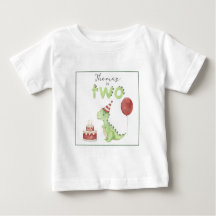 Akvarell Dinosaurie 2-årsdag