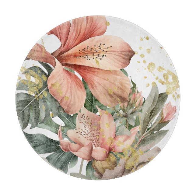 Akvarell Djungelorkidéblommor (Framsidan)