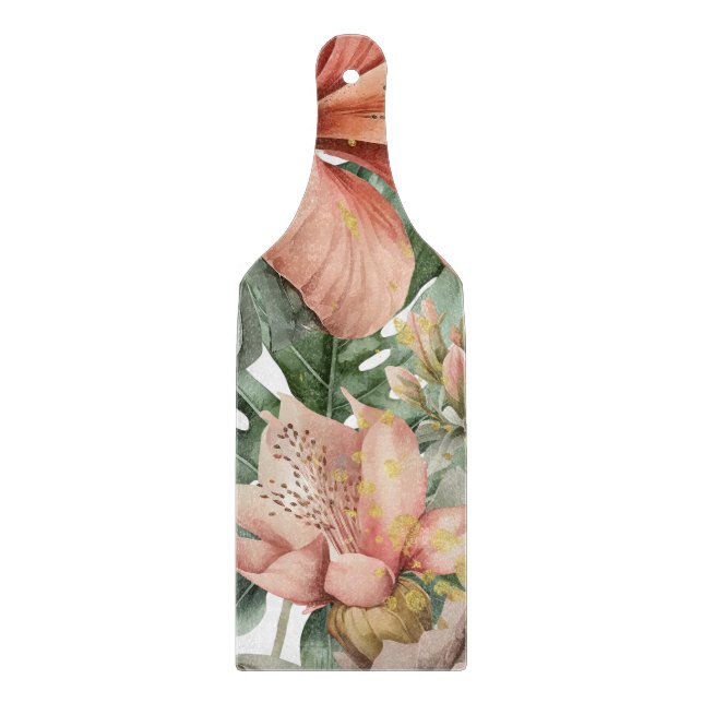 Akvarell Djungelorkidéblommor (Framsidan)