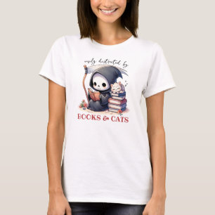 Akvarell Dödens Ängel Bokälskare T Shirt