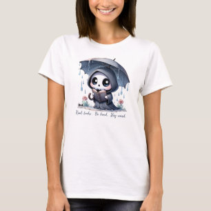 Akvarell Dödens skördare Bokälskare T Shirt