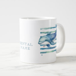 AKVARELL DOLPHIN SEMESTERUTHYRNING JUMBO MUGG