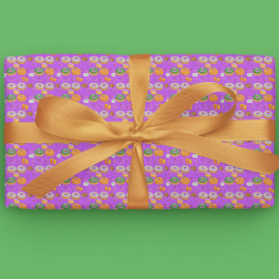 Akvarell Donut-licious Glad Halloween Godis Presentpapper