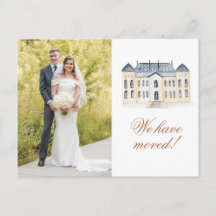 Akvarell Engelsk Herrgård Gods Foto Flyttat