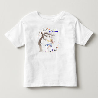 Akvarell Fe Fairy Min Rike Söt Småbarns T-Shirt