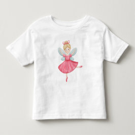 Akvarell Fe Tjej T-Shirt för Småbarn