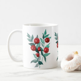 Akvarell Festiva Röda Bär Kaffemugg