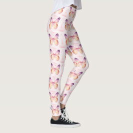 Akvarell Fjäril Konst Leggings
