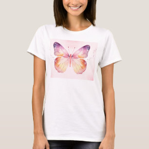Akvarell Fjäril Konst T Shirt
