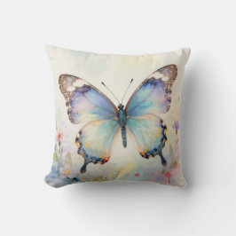 Akvarell Fjäril  Kudde