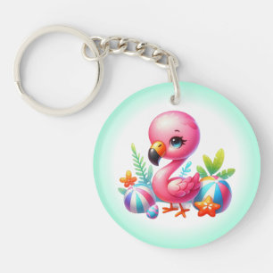 Akvarell Flamingo Tecknad Bilder Clipart