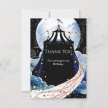 Akvarell Förtrollad Cirkus Födelsedag