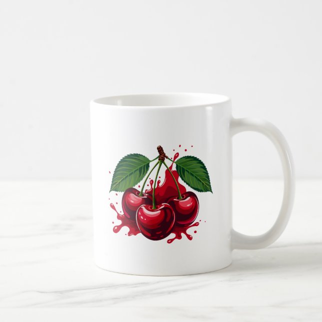 Akvarell Frukt Kaffe Mugg (Höger)