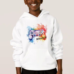 Akvarell Grafisk Spelkontroll Personlig T Shirt