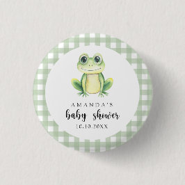 Akvarell Grodyngel Baby Shower Knapp