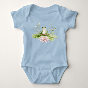 Akvarell Grön Groda  T Shirt