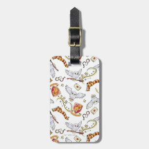 Akvarell GRYFFINDOR™ Hedwig-mönster Bagagebricka