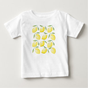 Akvarell Gula Citroner T Shirt