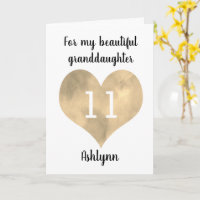 Akvarell Guld Hjärtas 11-årsdagsonsdottern