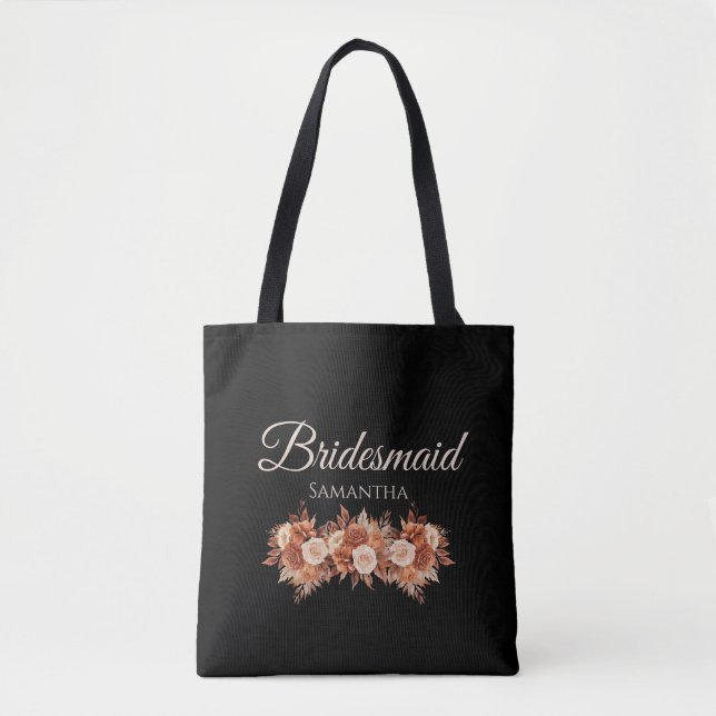 Akvarell Höst Elegans - Brudtärna Gåva- Tygkasse (Framsida)