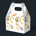 Akvarell Indisk Paisley Presentaskar<br><div class="desc">Trendiga indiska akvarellfavoritlådor med ett handmålat paisleymönster.</div>