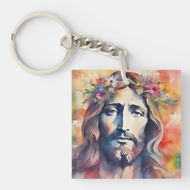 Akvarell Jesus (Framsidan)