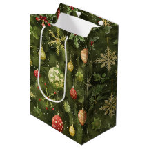 Akvarell Julgran ornament