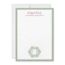 Akvarell Julkrans Husvärmegåva