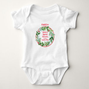 Akvarell Julkrans Santa Nordpolen T Shirt