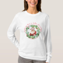 Akvarell Julkrans Vintage Tomte Unisex
