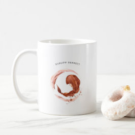 Akvarell Jungfrun Astrologi Stjärntecken | Monogra Kaffemugg