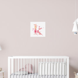 Akvarell K Poster